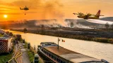 Feu dans les Hautes Fagnes : 3.000 hectares brûlés, navigation sur le canal Albert interrompue