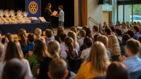 Bastogne : le Rotary honore les écoliers du « prix de la camaraderie » pour sa 26e édition