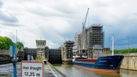 Gand : assouplissement des restrictions de navigation sur le canal Gand–Terneuzen