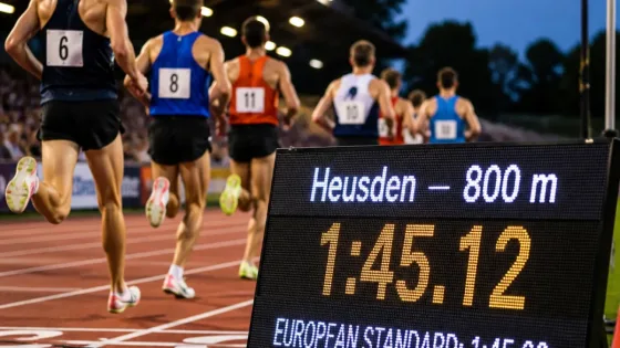 Tournai: victoire de Camille Laus sur 800 m à Heusden, l’Euro encore en ligne de mire