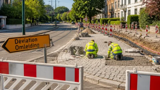 Uccle: chantiers d’été maintenus et nouvelles réfections, ce qui change sur les routes