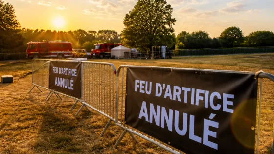 Waterloo annule son feu d'artifice de la fête nationale en raison de la sécheresse
