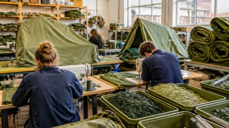 À Charleroi, des étudiants donnent une seconde vie aux tentes de camps SNJ