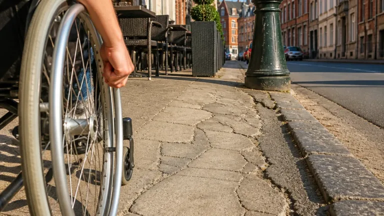 À Waremme, un retraité handicapé alerte sur les difficultés d'accessibilité des rues