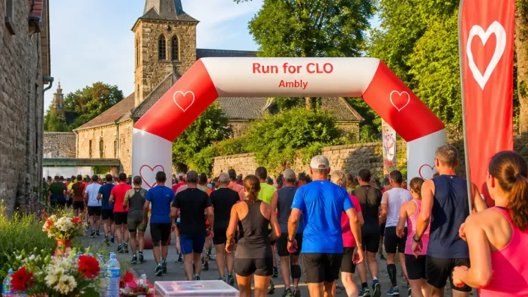 Ambly rassemble plus de 350 participants pour la «Run for CLO» au profit d’enfants cardiaques