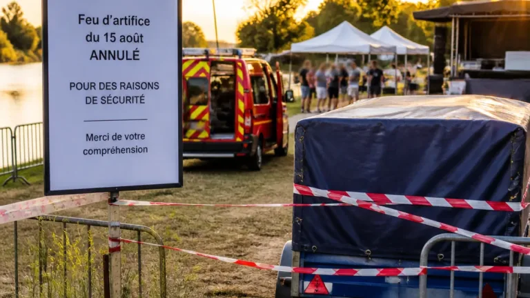 Andenne : le feu d’artifice du 21 juillet annulé en raison de la sécheresse