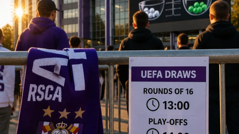 Anderlecht fixé ce lundi: un tirage européen relevé se profile pour le RSCA