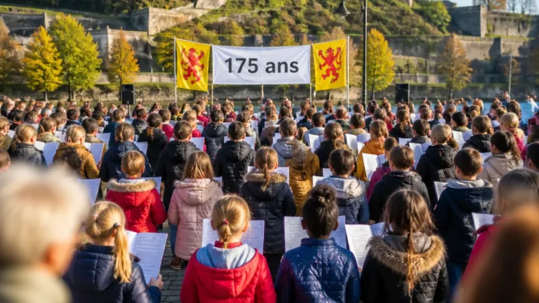 Ans et la province: 600 élèves réunis à Namur pour les 175 ans du « Bia Bouquet »
