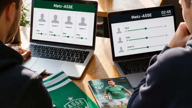 Asse : deux sites de supporters invitent les lecteurs à noter les joueurs après Metz–ASSE