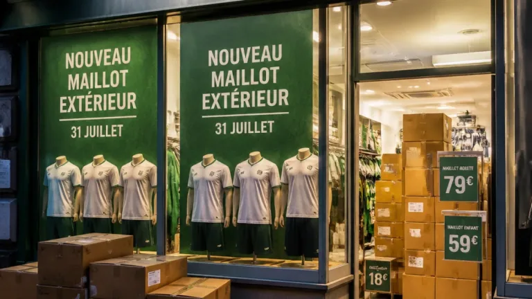 Asse: l'ASSE dévoilera son nouveau maillot extérieur le 31 juillet, après des ventes record