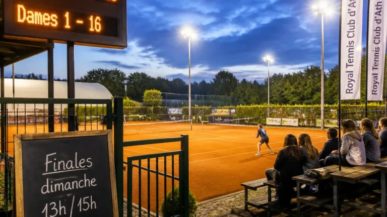 Ath : le grand tableau démarre au tournoi 5* du RTC Ath, les favoris entrent en lice