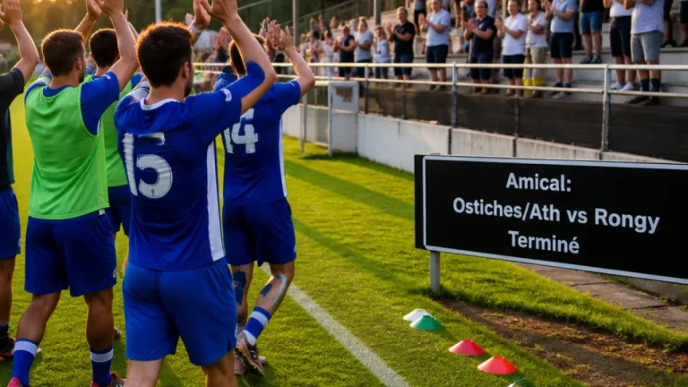 Ath: Ostiches/Ath lance sa préparation par une victoire sereine contre Rongy