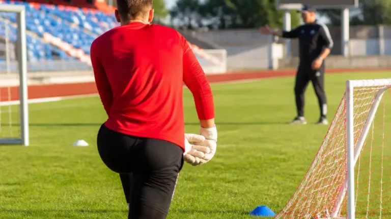 Ath : Ostiches/Ath reprend la préparation, le gardien Guillaume Bievez vise la forme