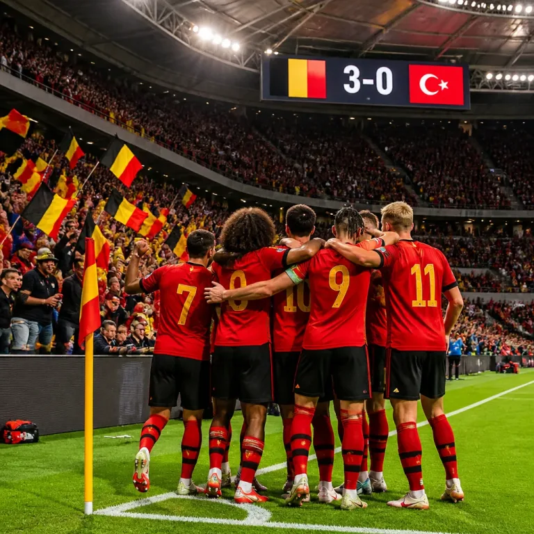 Les Diables Rouges s'imposent 3-0 face à la Turquie : De Bruyne double, Lukaku conclut