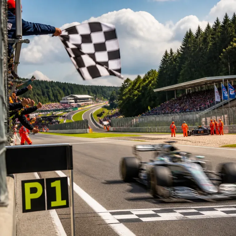 Antonelli s’impose à Spa et s’envole au championnat, Russell KO d’entrée