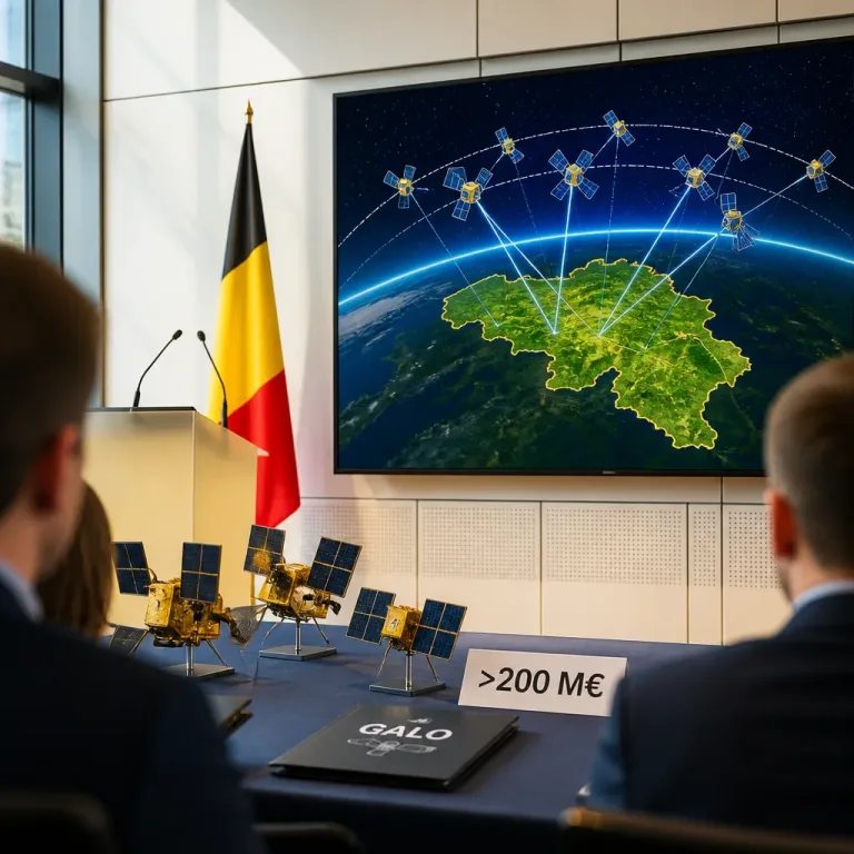 La Belgique lance GALO : vers une constellation satellitaire nationale pour 2030