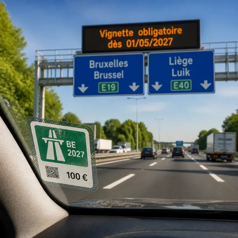 Vignette autoroutière à 100 euros: la Belgique cale le cap sur le 1er mai 2027