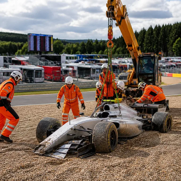 Spa: qualifications du Grand Prix de Belgique perturbées par un crash de Hamilton, tensions avant la grille
