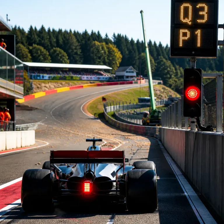 Grand Prix de Belgique: Antonelli en pole après une Q3 interrompue et pleine de rebondissements
