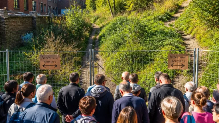 Bois de Naniot: près de 150 personnes mobilisées pour sauvegarder les sentiers