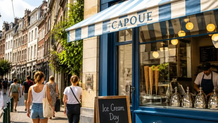 Bruxelles: la maison Capoue célèbre l’Ice Cream Day et son héritage artisanal