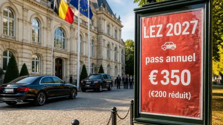 Bruxelles : le gouvernement valide en première lecture la réforme de la LEZ, quelles conséquences pour 2027
