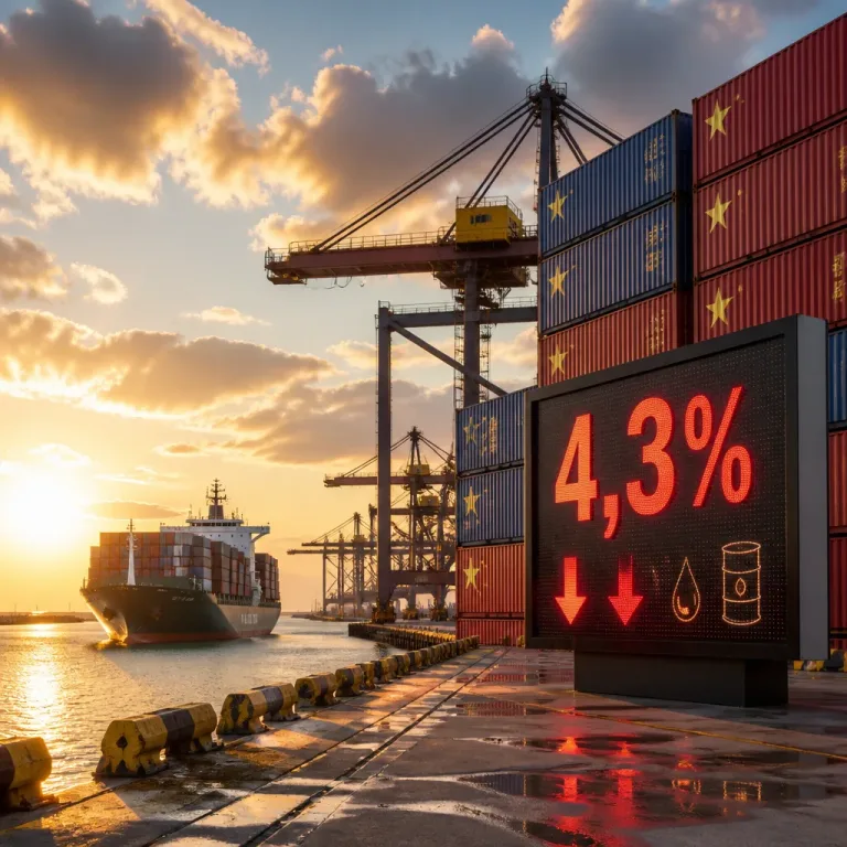 La croissance chinoise ralentit à 4,3% au T2 : quelles conséquences pour l’économie belge ?