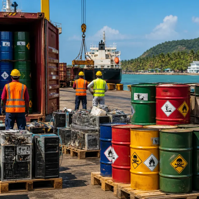 Déchets dangereux dans l’océan Indien: cap sur une réponse régionale et circulaire