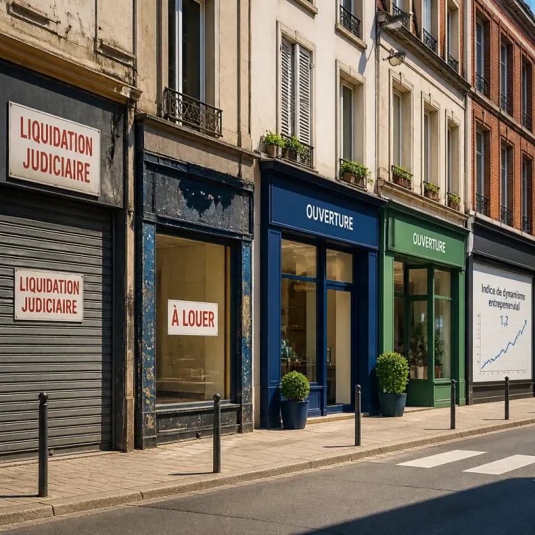 France: regain des défaillances malgré un tissu entrepreneurial encore renouvelé