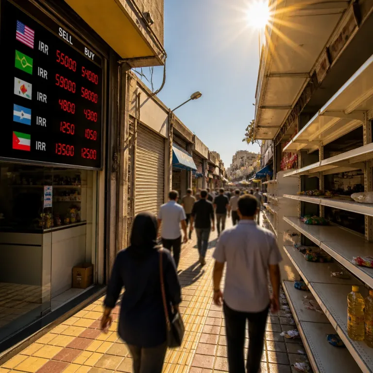 Crise en Iran : le rial plonge, l'économie bascule et le risque social grandit