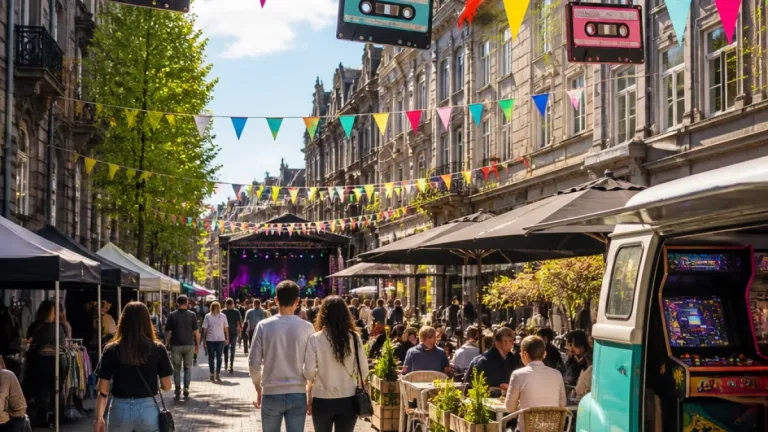 Charleroi : la rue Neuve replonge dans les années 90 pour redynamiser la Ville Haute