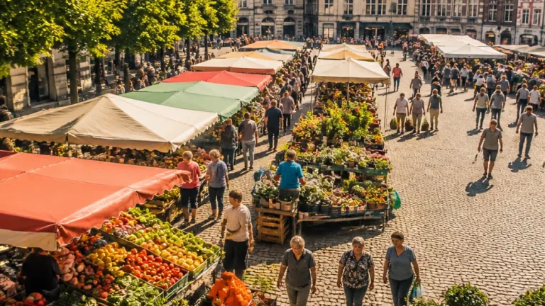 Charleroi : le grand marché de la Ville-Haute, rendez-vous populaire de l’été