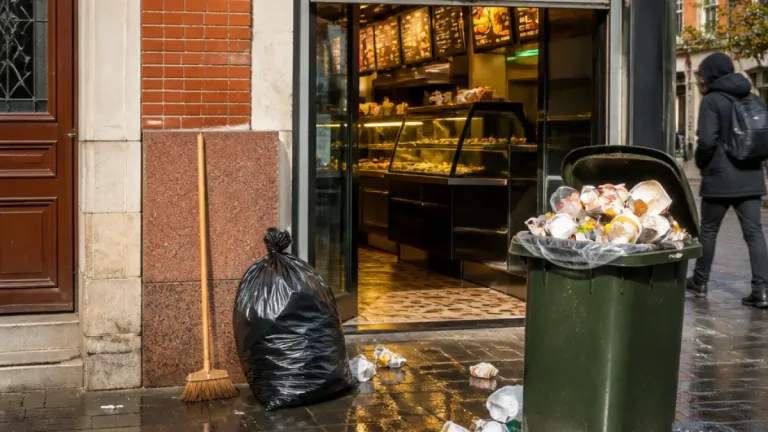 Châtelet: des commerçants dénoncent la saleté persistante devant leur sandwicherie
