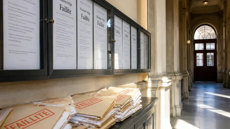 Cinq faillites prononcées en Wallonie picarde à la mi-juillet, selon le tribunal de Tournai