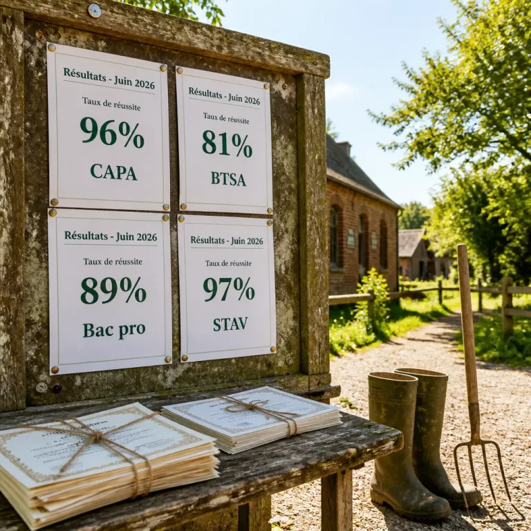 Enseignement agricole : en Bourgogne‑Franche‑Comté, le taux de réussite dépasse 90 % en 2026