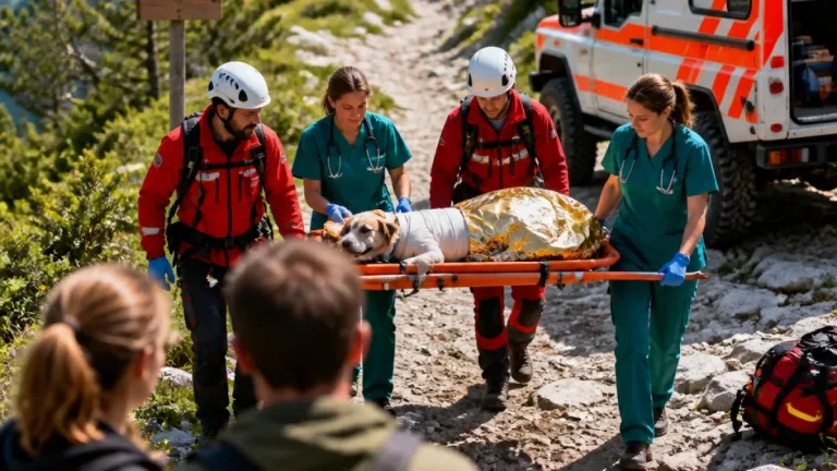 En Autriche, des secouristes évacuent un lévrier luxembourgeois gravement blessé en montagne