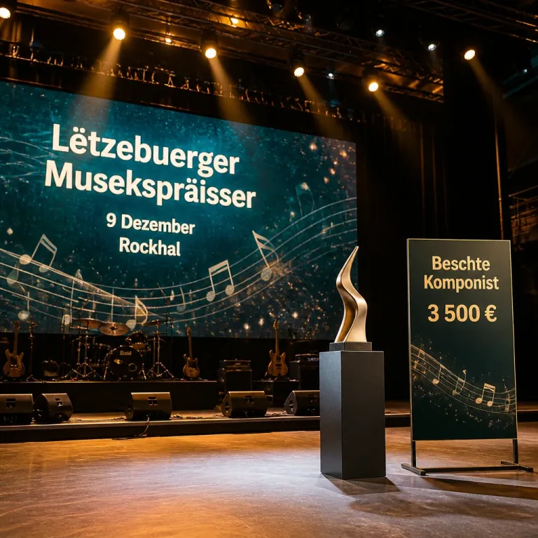 Luxembourg relance ses prix musicaux: nouvelle catégorie et retour à la Rockhal