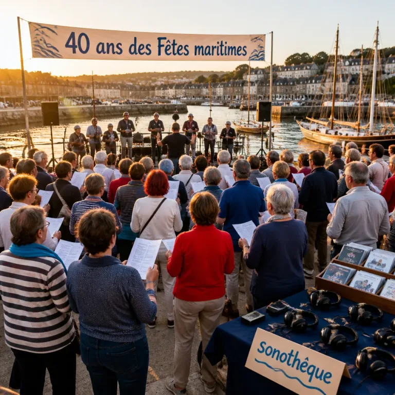 À Douarnenez, les chants marins mènent la danse pour les 40 ans des Fêtes maritimes