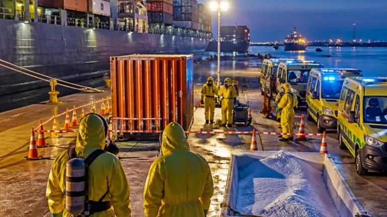 Fuite d’acide fluorhydrique au port d’Anvers: des dizaines hospitalisés, trafic suspendu