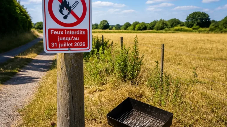 Hainaut : interdiction générale d'allumer des feux en plein air jusqu'au 31 juillet 2026