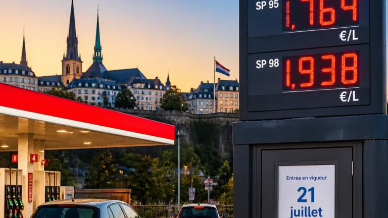Hausse des plafonds: le litre de diesel et d'essence augmente au Luxembourg dès le 21 juillet