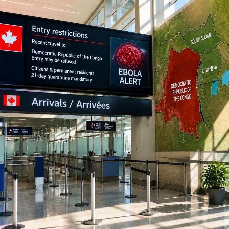 Ebola: le Canada ferme ses frontières aux voyageurs passés par la RDC