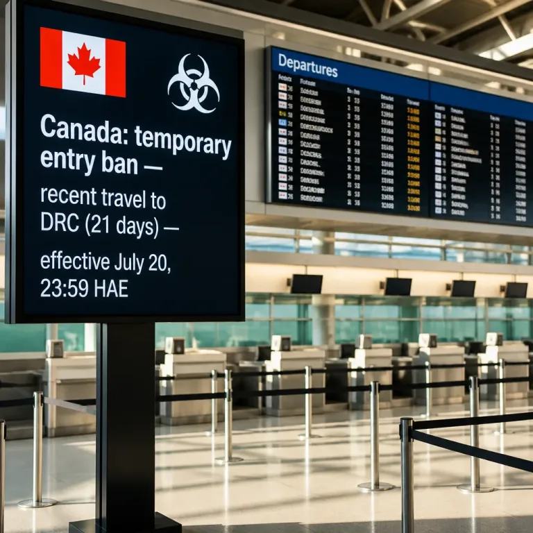 Ebola: le Canada interdit l’entrée aux voyageurs passés par la RDC, mesures renforcées