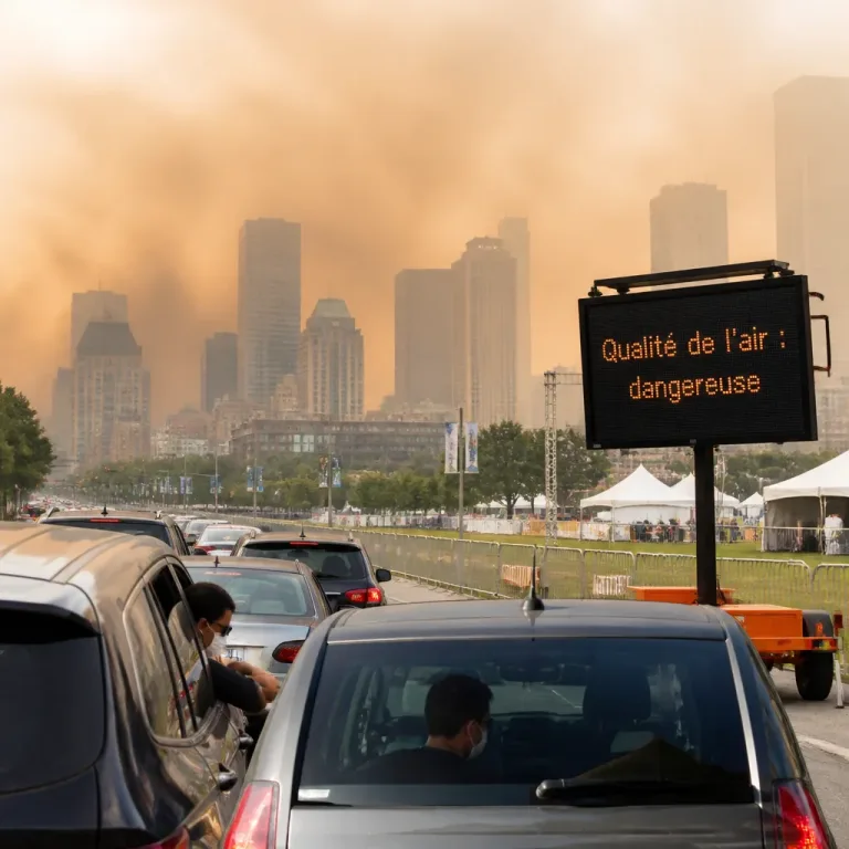 Fumées des feux canadiens: une pollution atmosphérique jugée « dangereuse pour la santé » aux États‑Unis