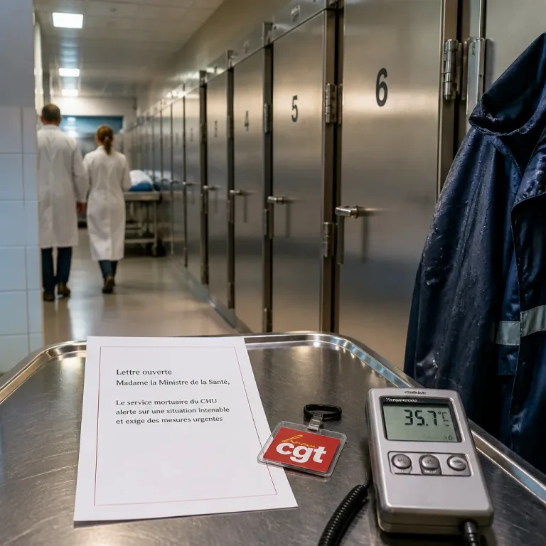 CHU de Nantes: le service mortuaire saisit la ministre, personnel à l'os et canicule accrue