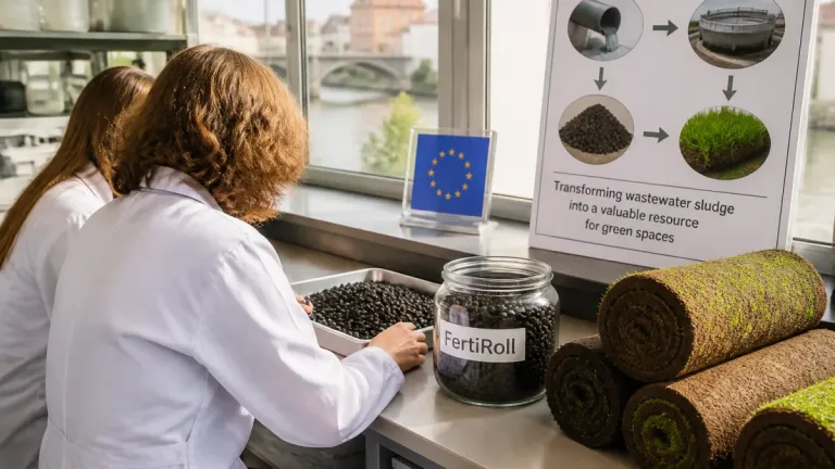 Huy: des étudiants de la HECh distingués en Europe pour un projet de valorisation des boues