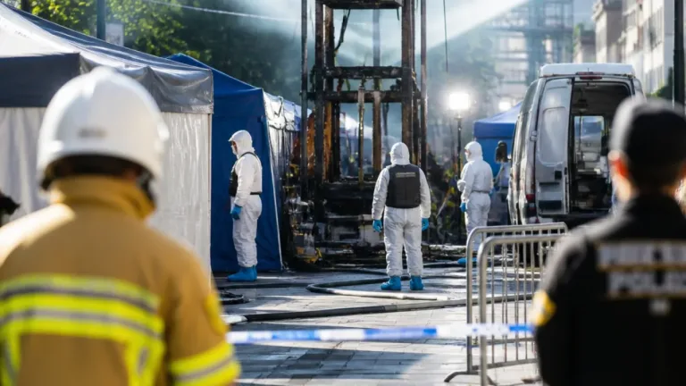 Incendie du chantier OXY à Bruxelles : six morts, deux blessés graves, l'enquête de l'auditorat du travail en cours