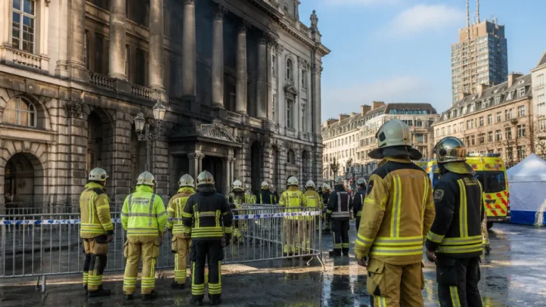 Incendie mortel sur un chantier place de Brouckère: six corps découverts dans une cage d'ascenseur