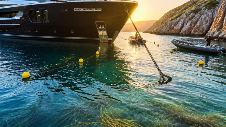 Jette — Un yacht de 60 m interpellé pour mouillage illégal: rappel à la protection des herbiers
