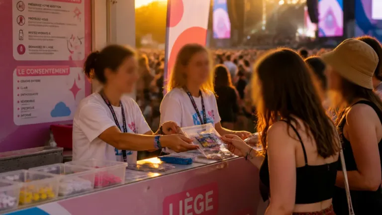 La campagne Liège Province Festive sensibilise près de 6 000 festivaliers aux Ardentes